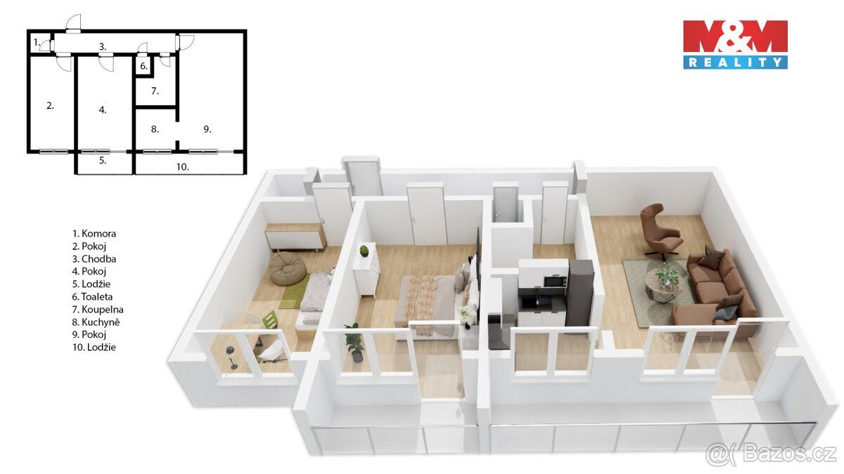 Prodej byt - Pardubice, 530 03