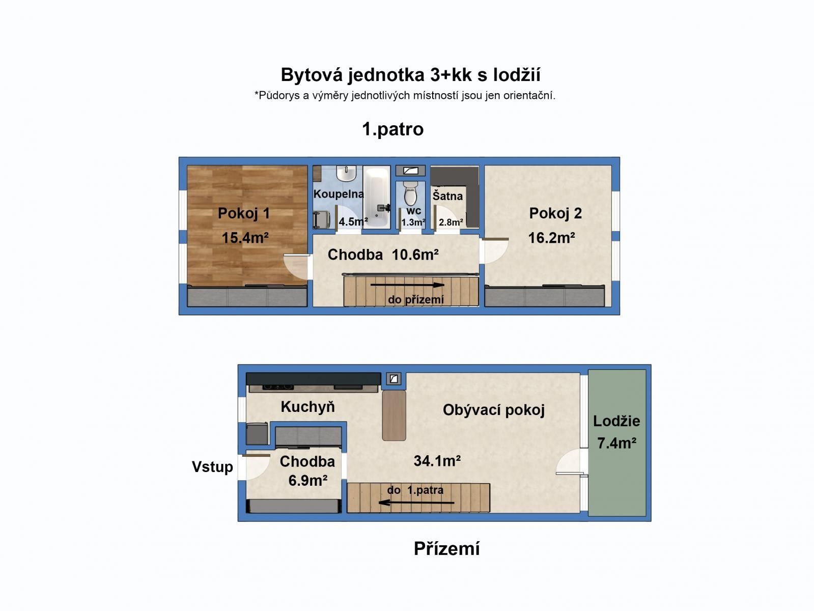 Prodej byt 3+1 - Spojařů, Praha, 94 m²