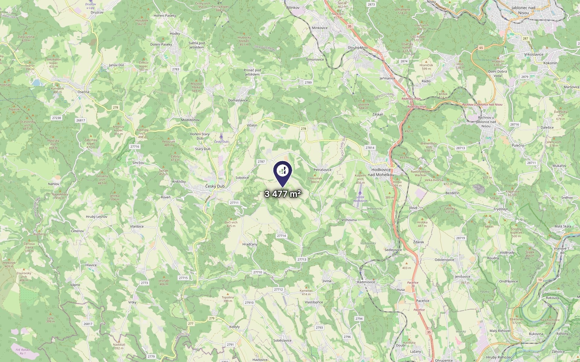 Zemědělský pozemek · 652 m² · Bílá - 3
