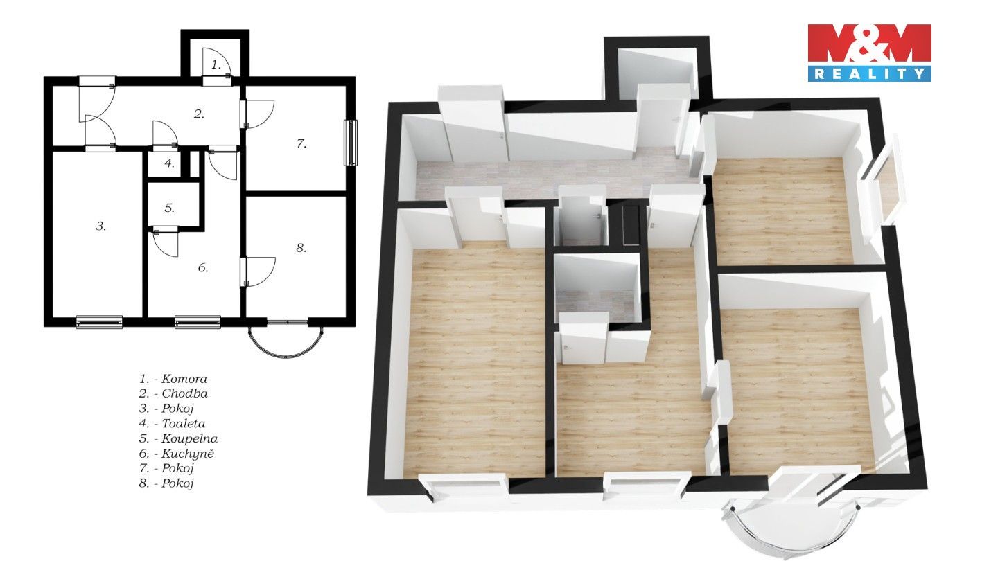 Pronájem byt 3+1 - Rabasova, Slaný, 82 m²