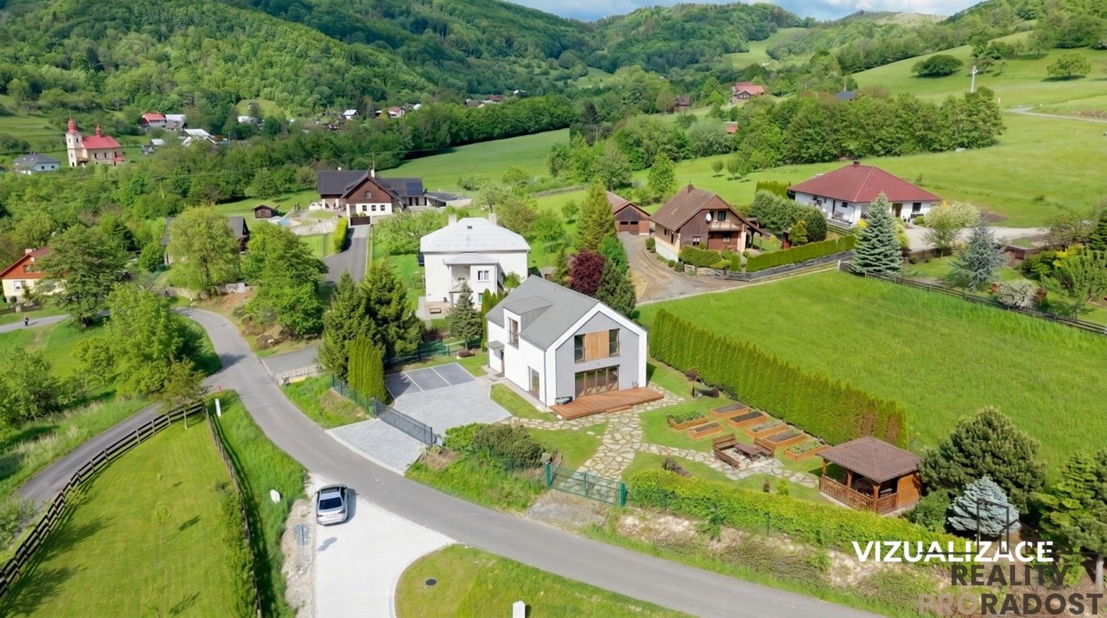 Pozemky pro bydlení, Rusava, 938 m² - 2