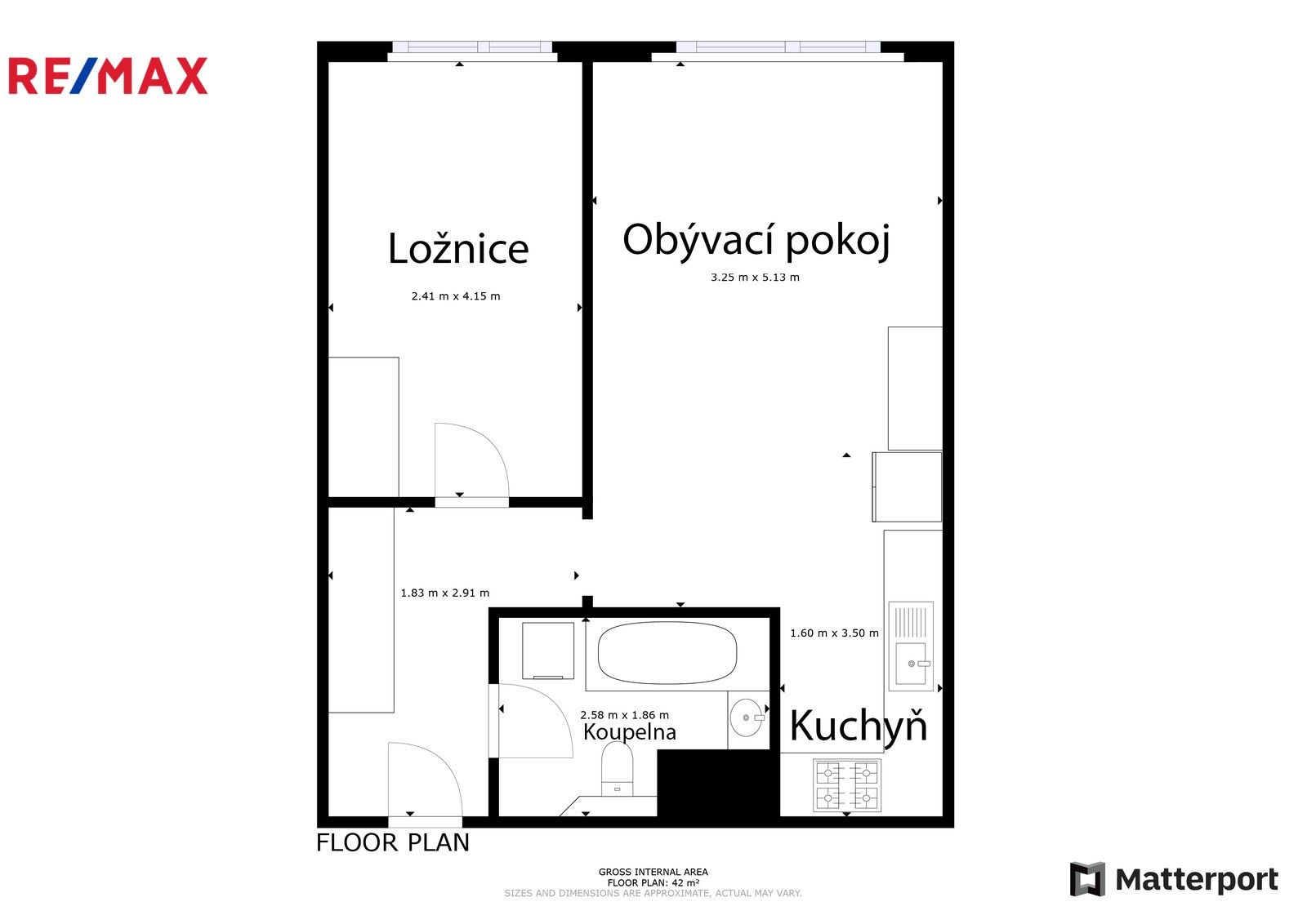 Prodej byt 2+kk - Libkovická, Loučná, Lom, 42 m²