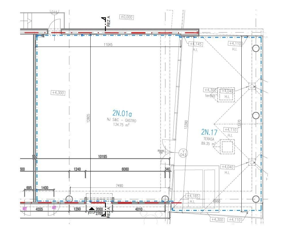 Pronájem restaurace - náměstí Republiky 1400, Pardubice, 135 m²
