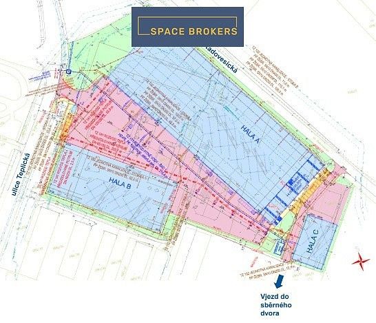 Pronájem sklad - Bílina, okres Teplice, 3 477 m² - 5