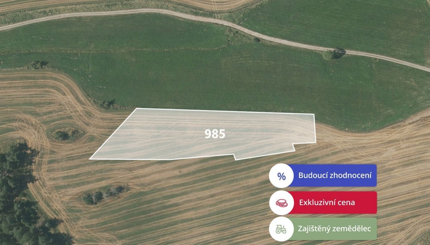 Prodej zemědělský pozemek - Drhovle Ves, 9 770 m²