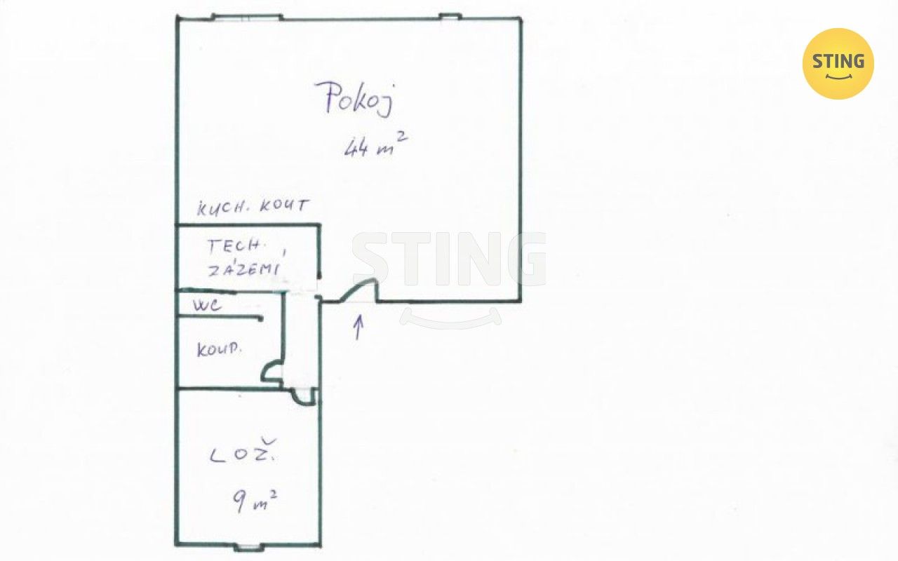 Pronájem byt 2+kk - Dr. Milady Horákové, Olomouc, 62 m²