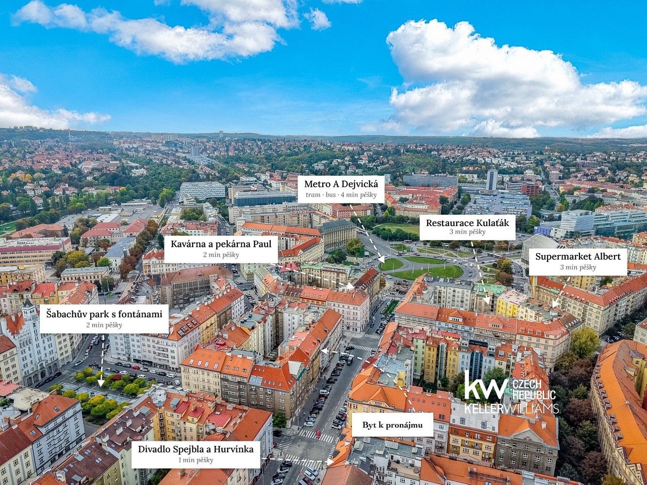 Pronájem byt 3+kk - Dejvická, Praha 6 - Dejvice, 90 m² - 5