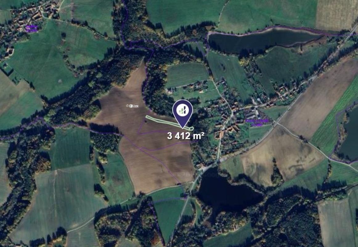 Prodej zemědělský pozemek - Kamenný Újezd, 3 412 m²