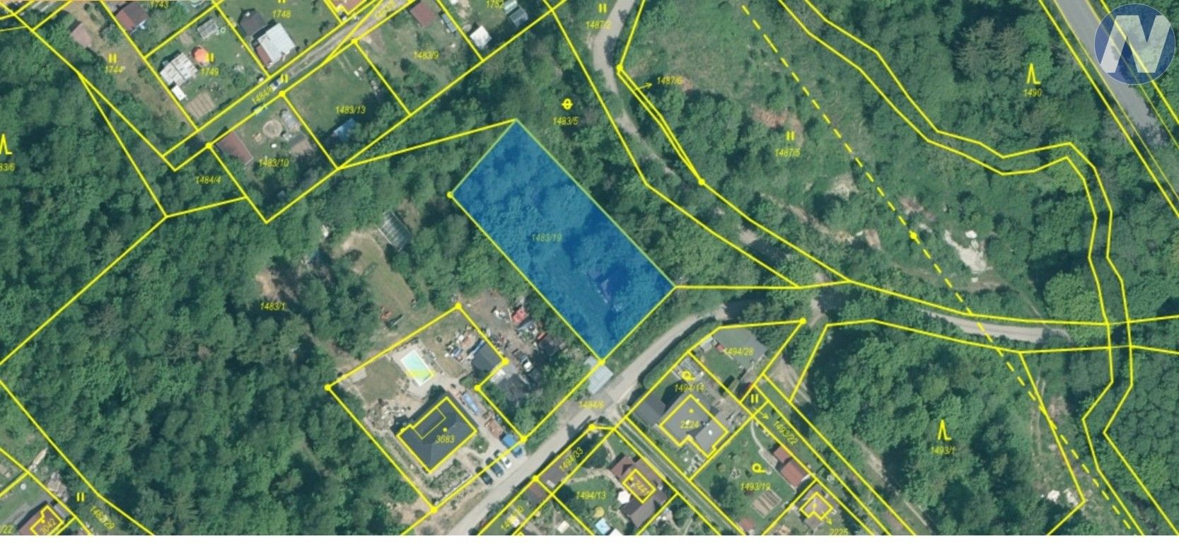 Zahrady, Prachatice, 1 m²