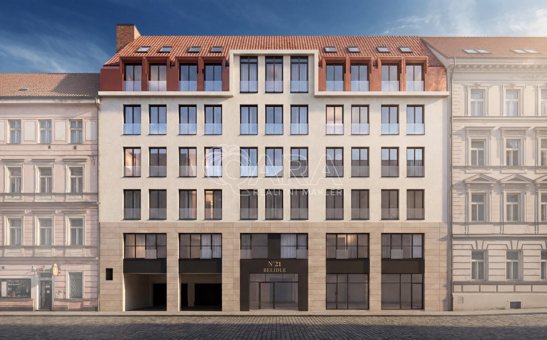 Prodej byt 1+kk - Na bělidle, Praha Smíchov, 31 m² - 5