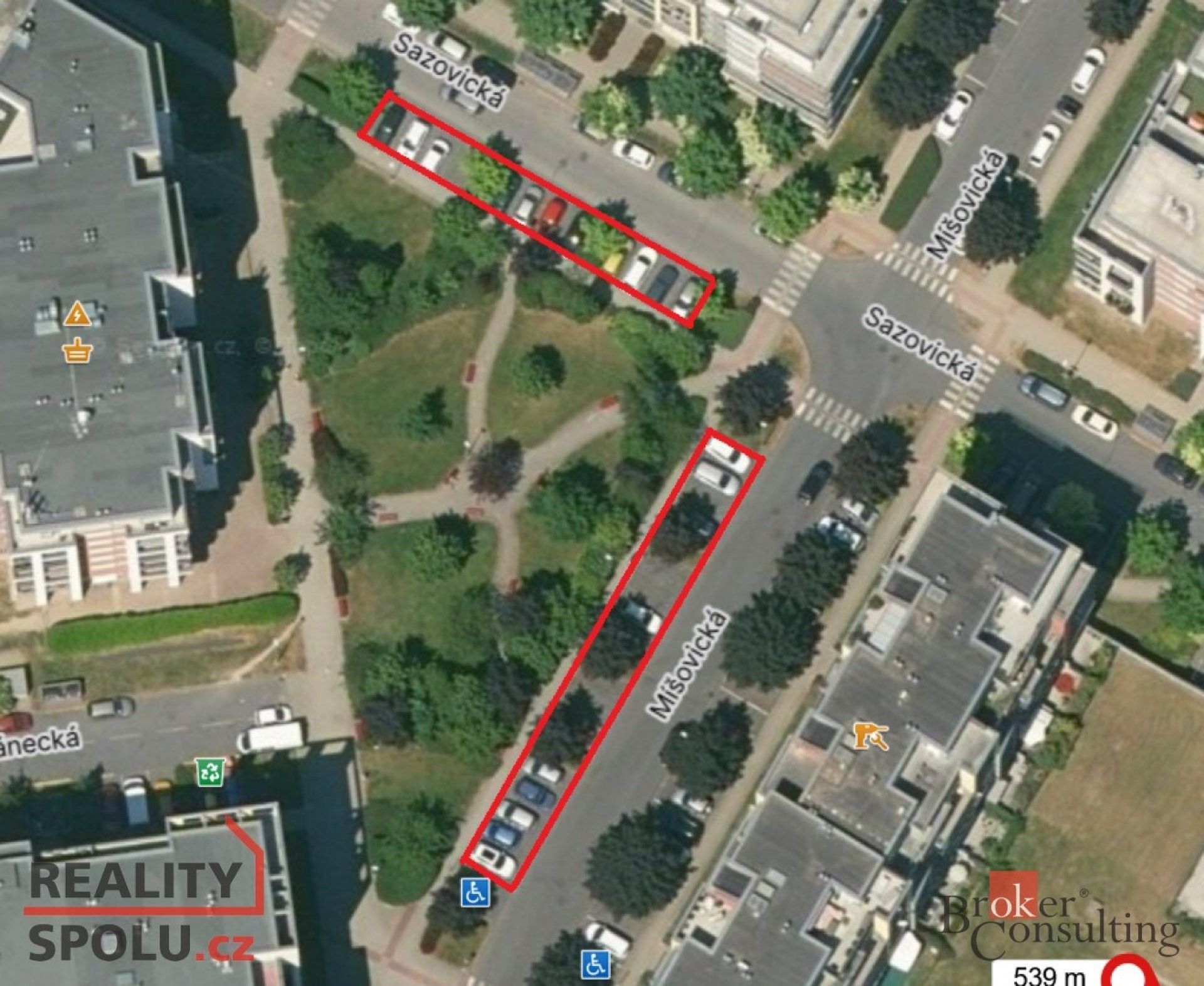 Garáže, Míšovická, Praha, 14 m²