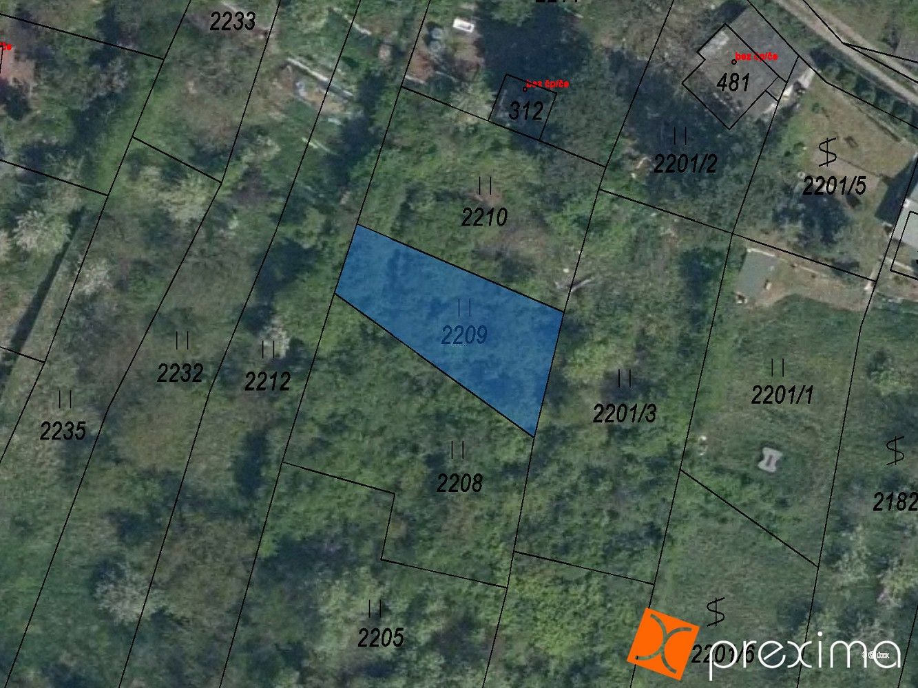 Prodej zahrada - Hoštka, okres Litoměřice, Ústecký kraj - 1