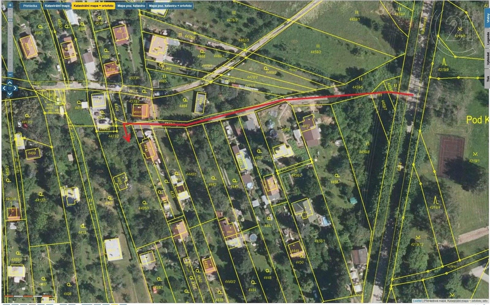 Pozemky pro bydlení, Bystrc, Brno