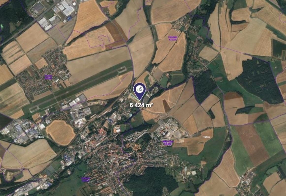 Zemědělské pozemky, Hořovice, 6 424 m² - 2