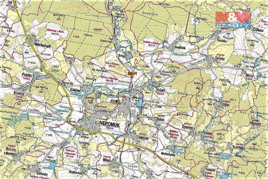 Prodej zemědělský pozemek - Vrčeň, okres Plzeň-jih, Plzeňský kraj - 5