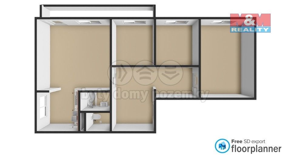 4+1, Nová výstavba, Obrnice, 79 m²