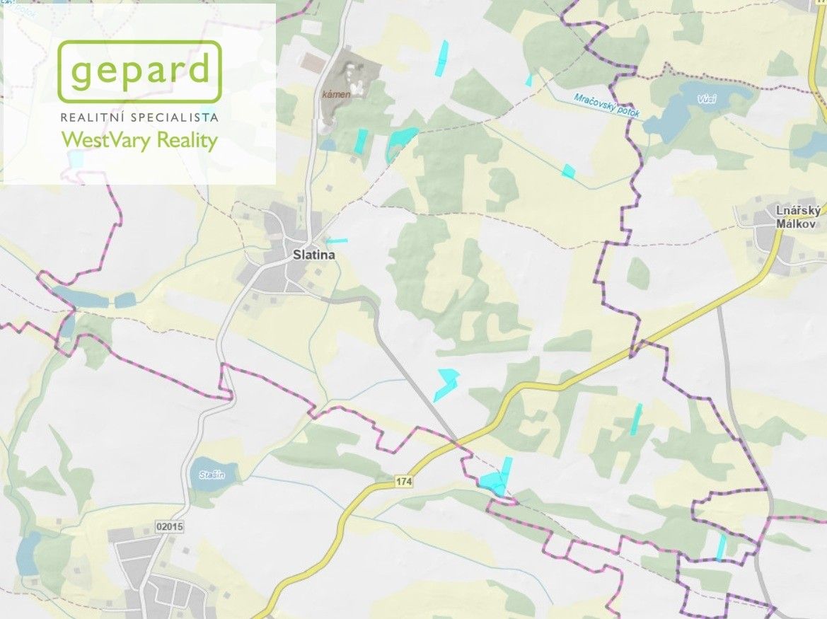 Zemědělské pozemky, Slatina, 43 500 m² - 2