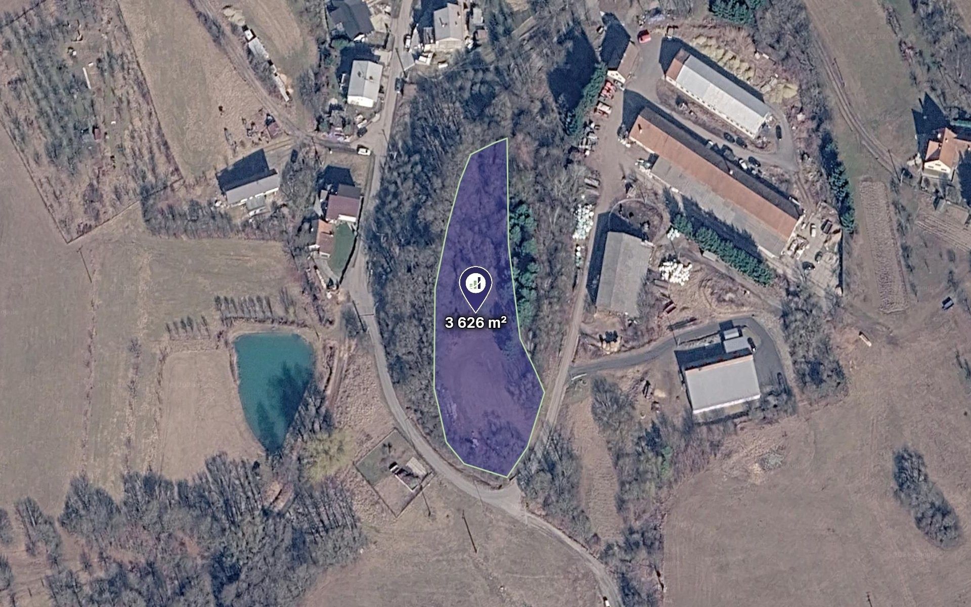 Pozemky pro bydlení, Jestřabí, 1 813 m² - 1