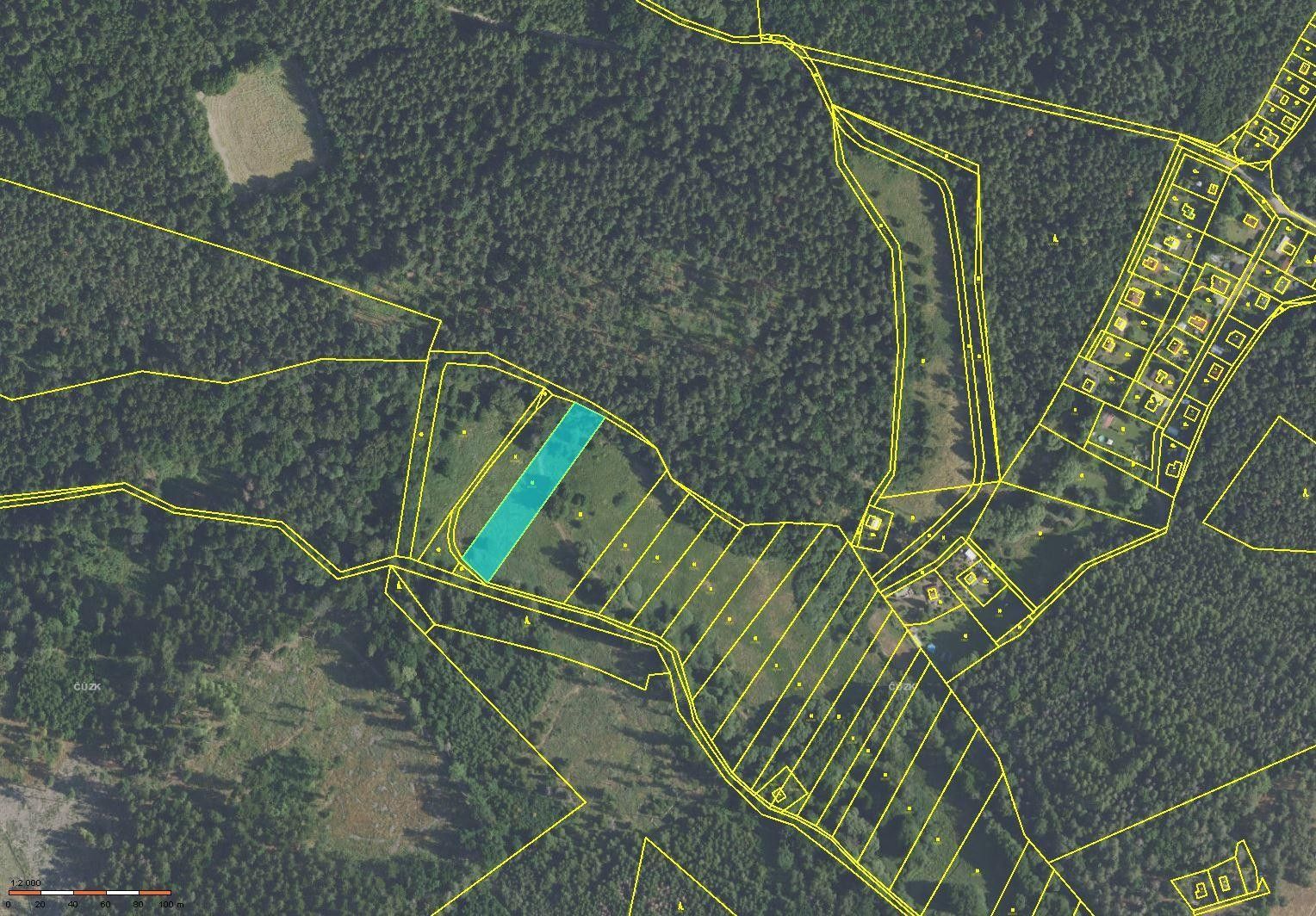 Zemědělské pozemky, Malá Hraštice, 2 486 m² - 1
