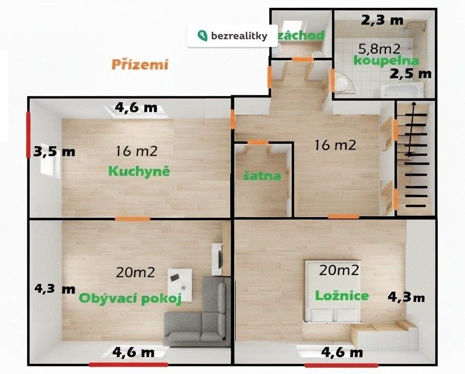 Prodej rodinný dům - Horymírova, Kladno, 120 m²