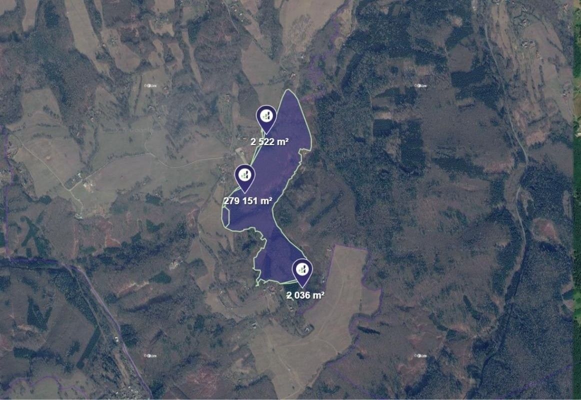 Lesy, Lípa, 3 224 m²