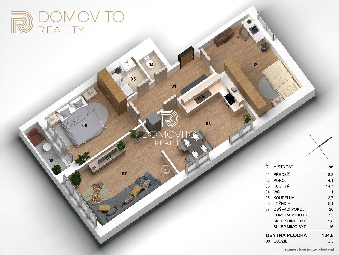 Byt 3+1 · 76 m² · Debřská, Kosmonosy, okres Mladá Boleslav - 4