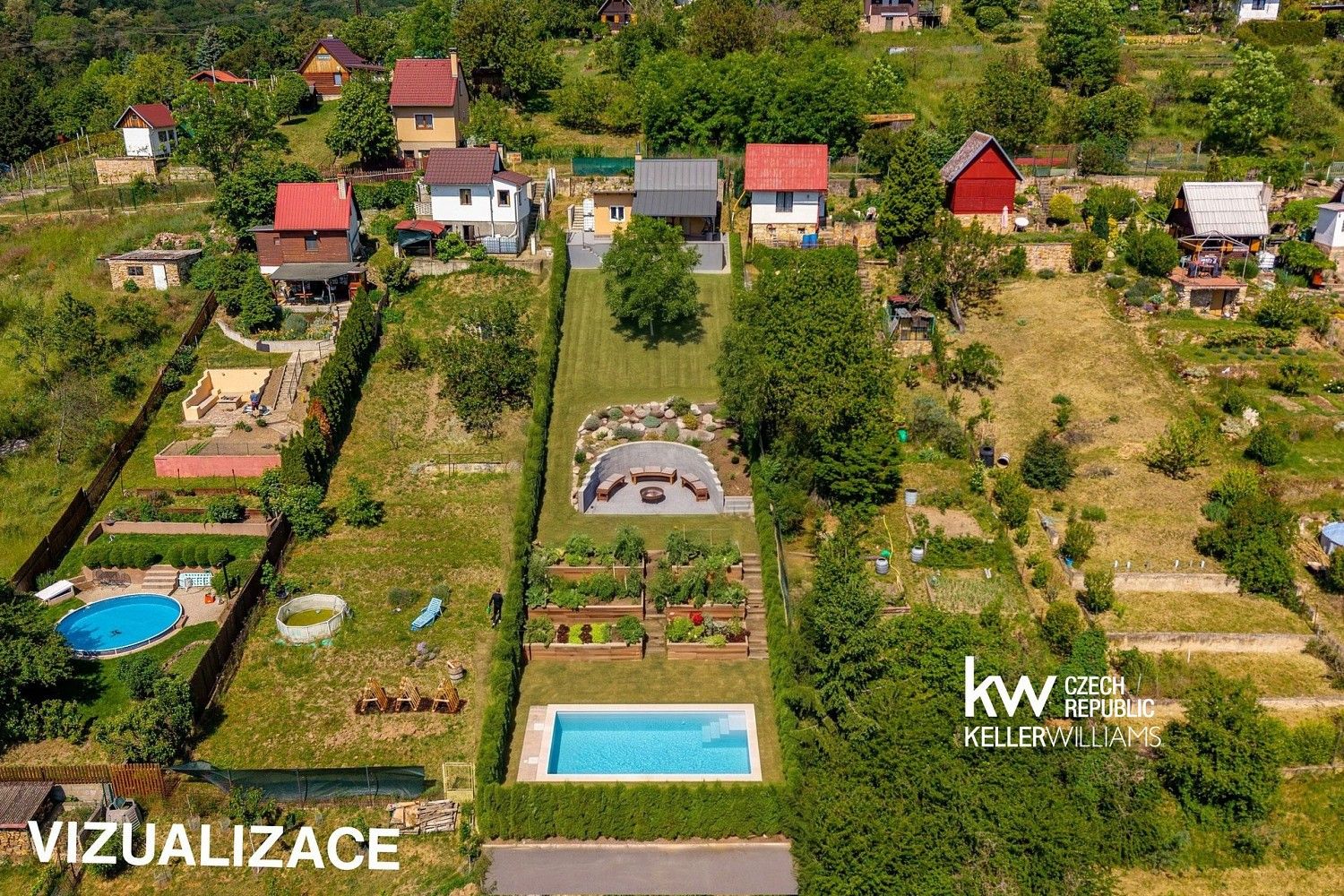 Zahrada, 640 m²