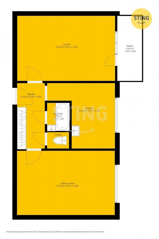 Prodej byt 2+1 - Okružní 3423, Prostějov, 54 m² - 5