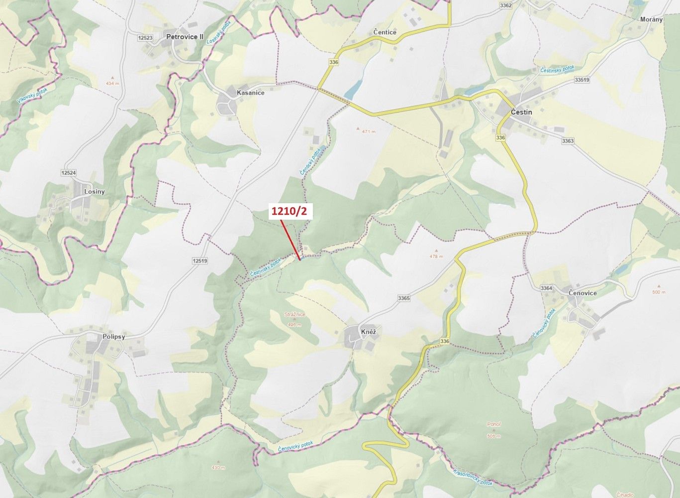 Lesy, Petrovice II, okres Kutná Hora, Středočeský kraj - 1