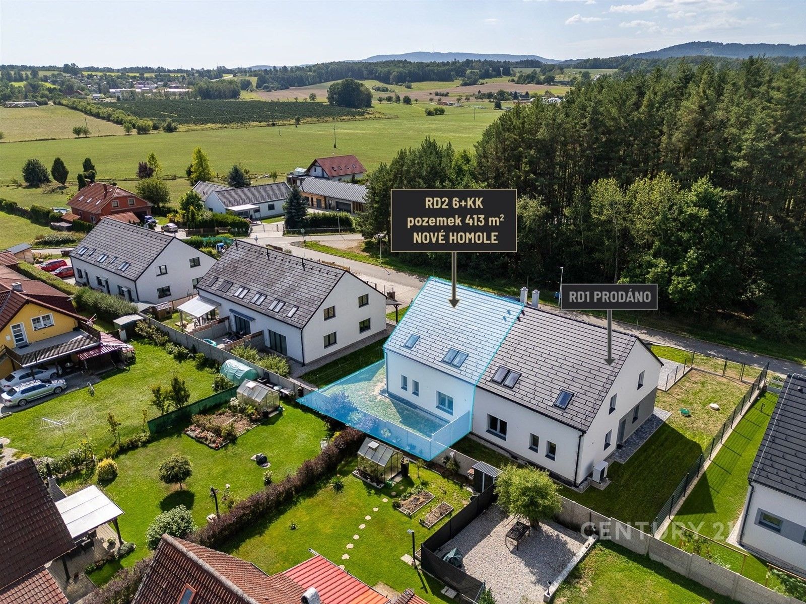 Rodinné domy, Homole, 161 m² - 2