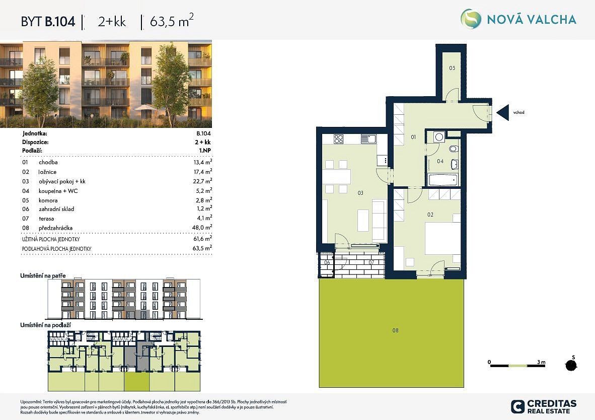 Prodej byt 2+kk - Plzeň, okres Plzeň-město, Plzeňský kraj, 62 m² - 5