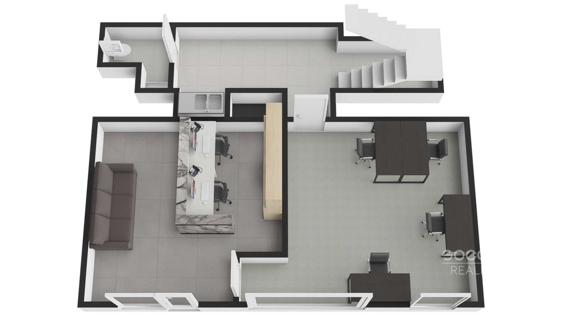 Pronájem obchodní prostory - Jugoslávských partyzánů, Praha, 58 m² - 5