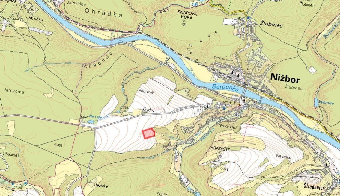 Prodej zemědělský pozemek - Nižbor