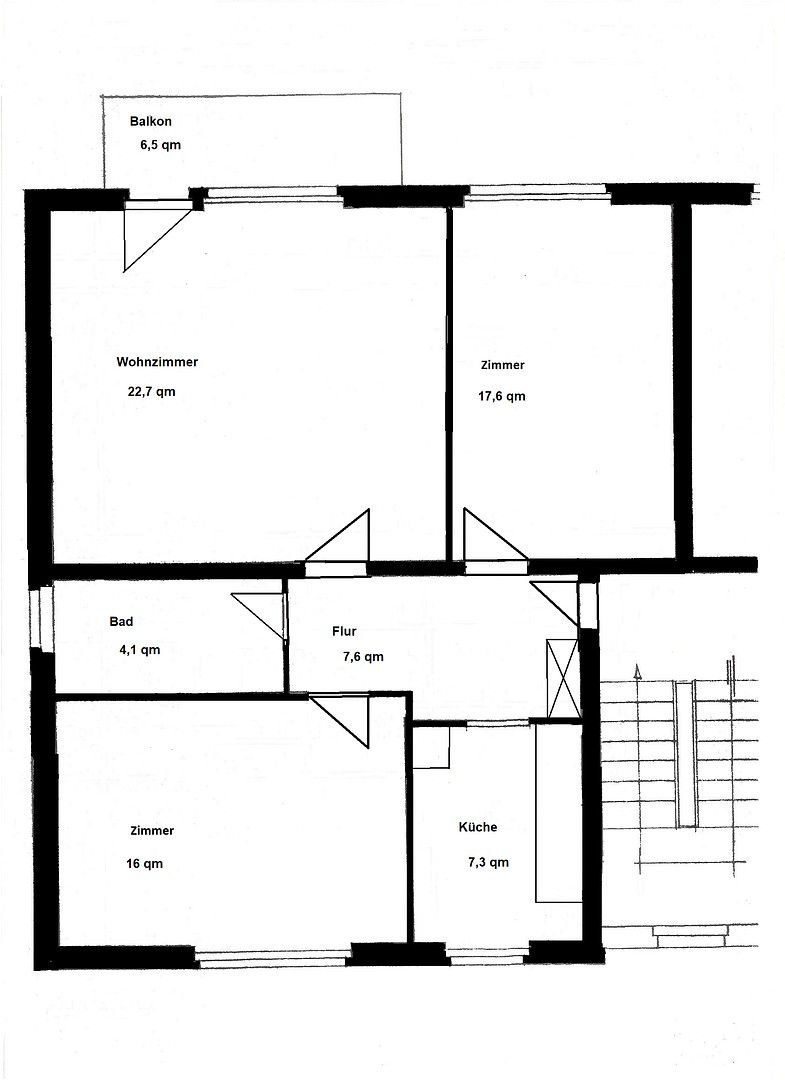 3+1, , Dolní Sasko, 75 m² - 2