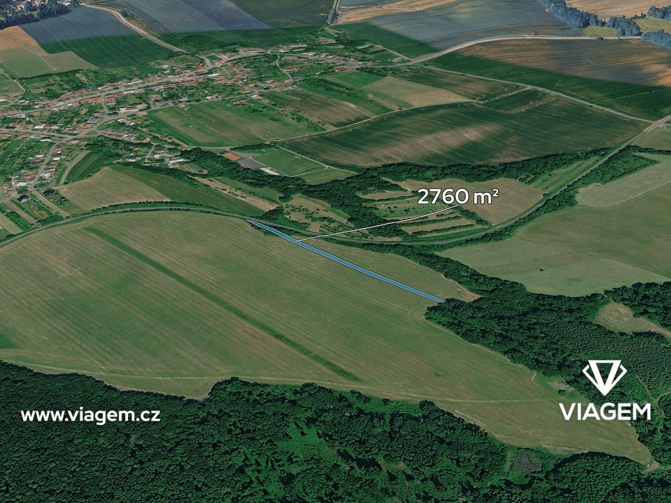 Zemědělské pozemky, Loukov, okres Kroměříž, Zlínský kraj