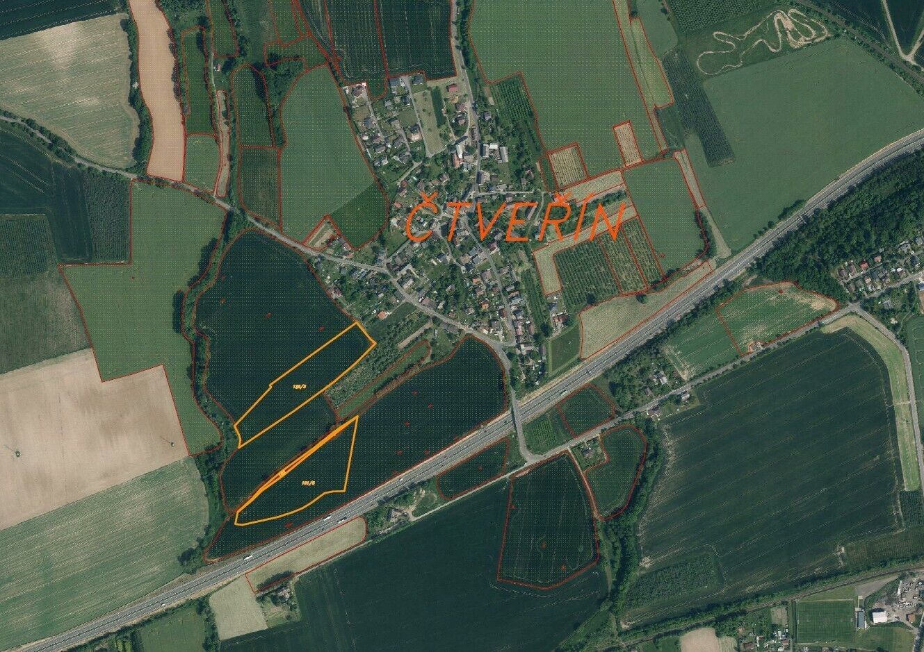 Prodej zemědělský pozemek - Čtveřín, 37 m²