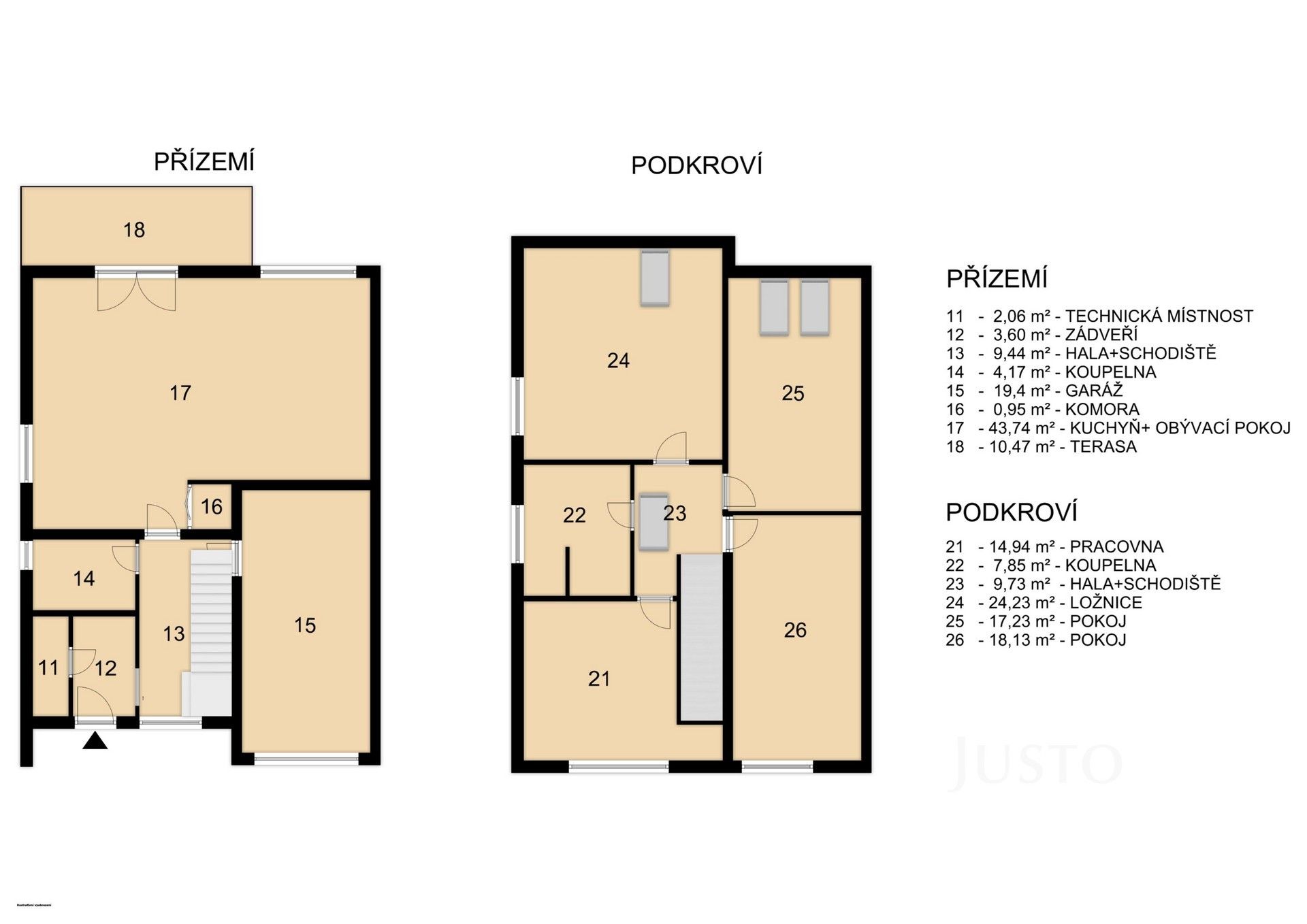 Prodej rodinný dům - Zlivice, Čížová, 174 m²