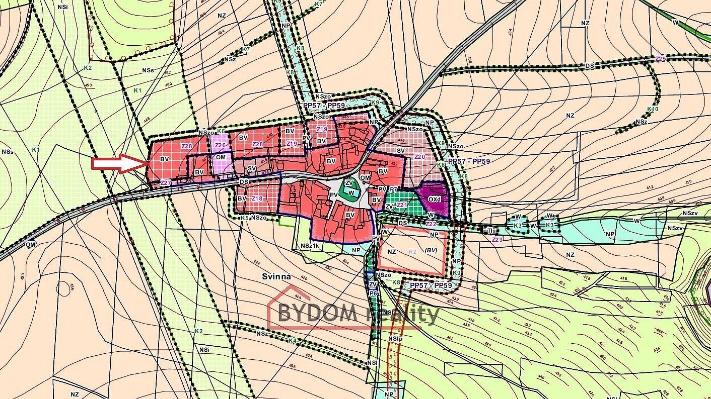 Prodej pozemek pro bydlení - Vranov - Svinná, okres Tachov, Plzeňský kraj - 5