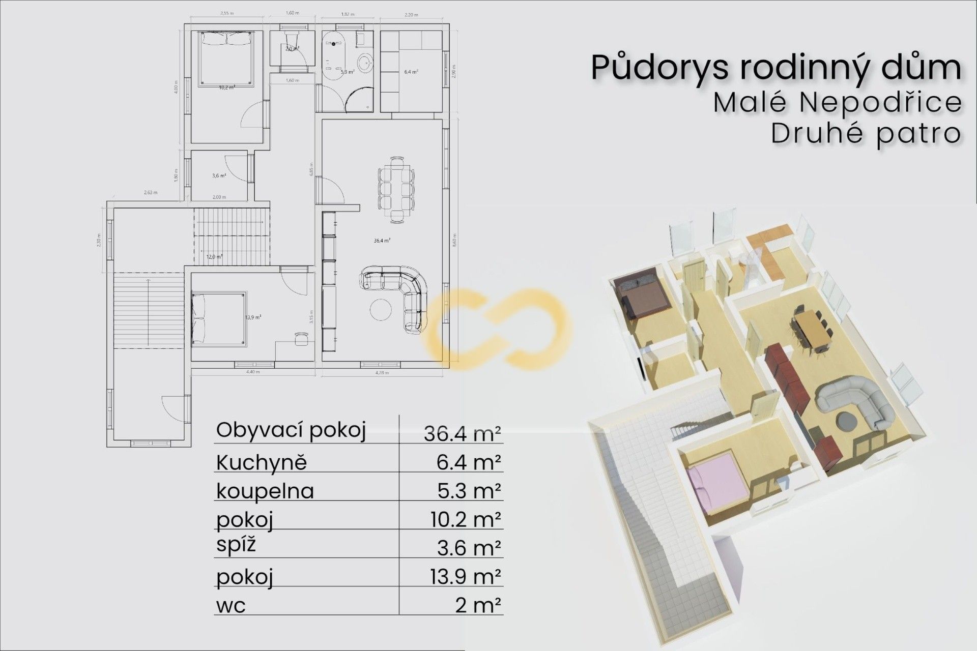 Rodinný dům · 288 m² · Dobev Malé Nepodřice - 3