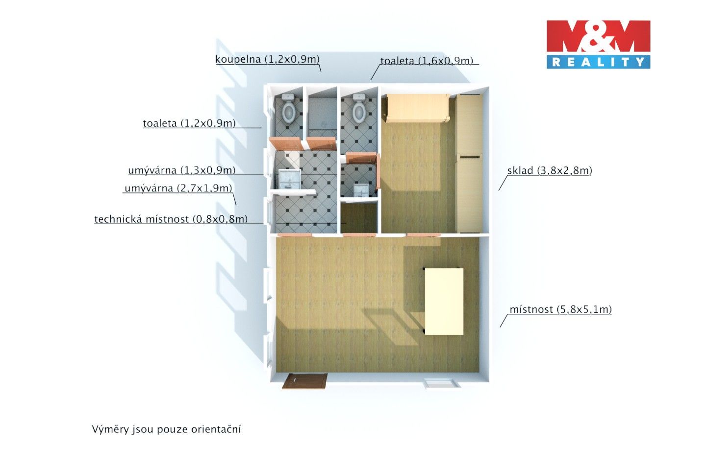 Prodej kancelář - Chebská, Karlovy Vary, 50 m²