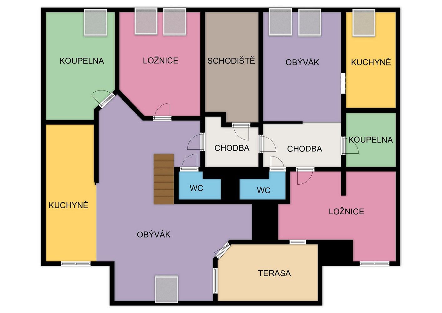 Byt 4+1 · 122 m² · Kollárova, Písek - Budějovické Předměstí - 4