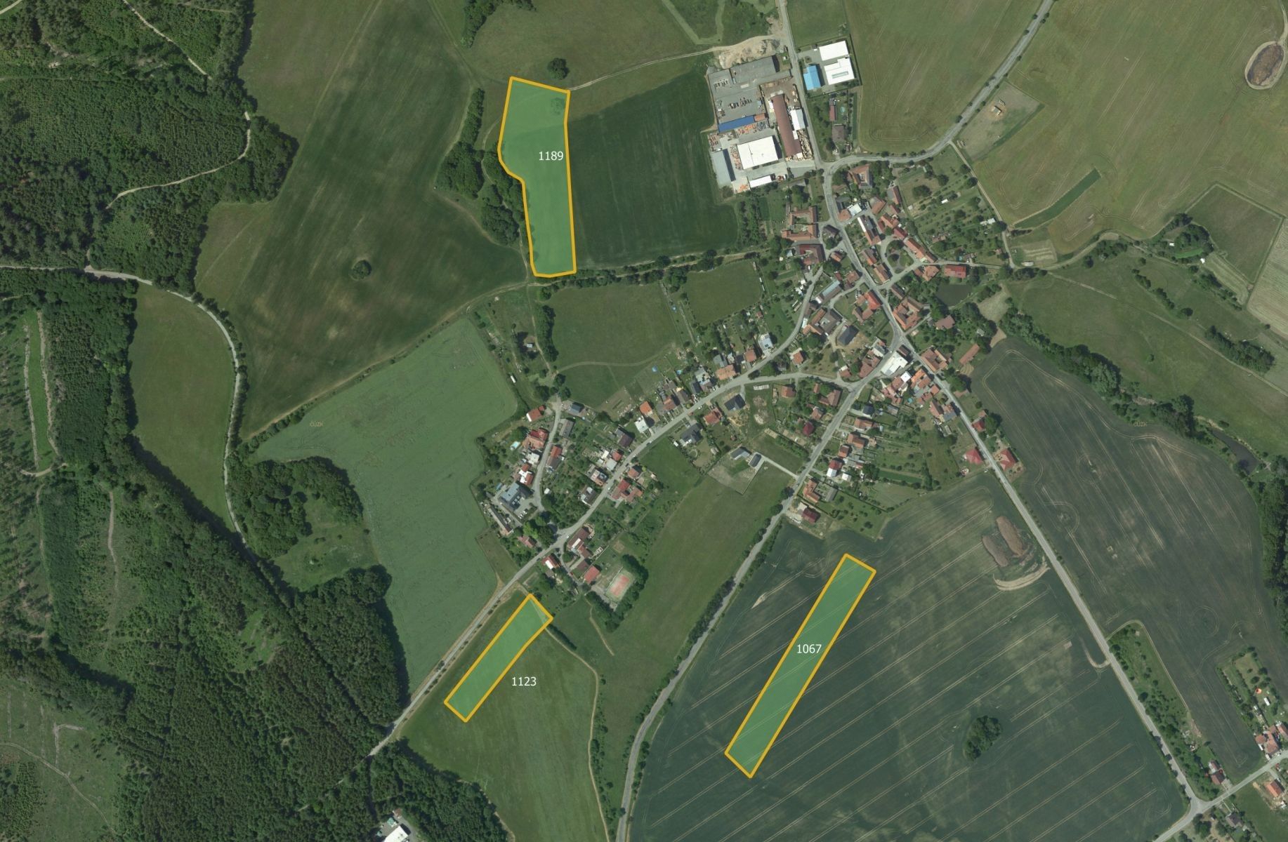 Zemědělské pozemky, Veselice, Vavřinec