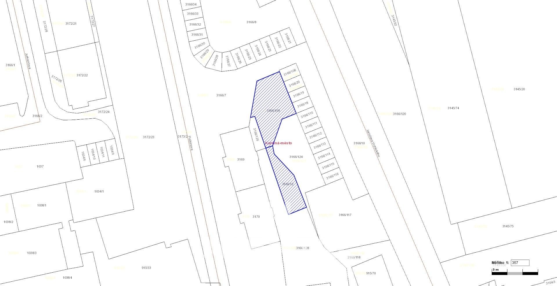 Prodej pozemek pro bydlení - Jaroslava Vrchlického, Karviná Nové Město - 5