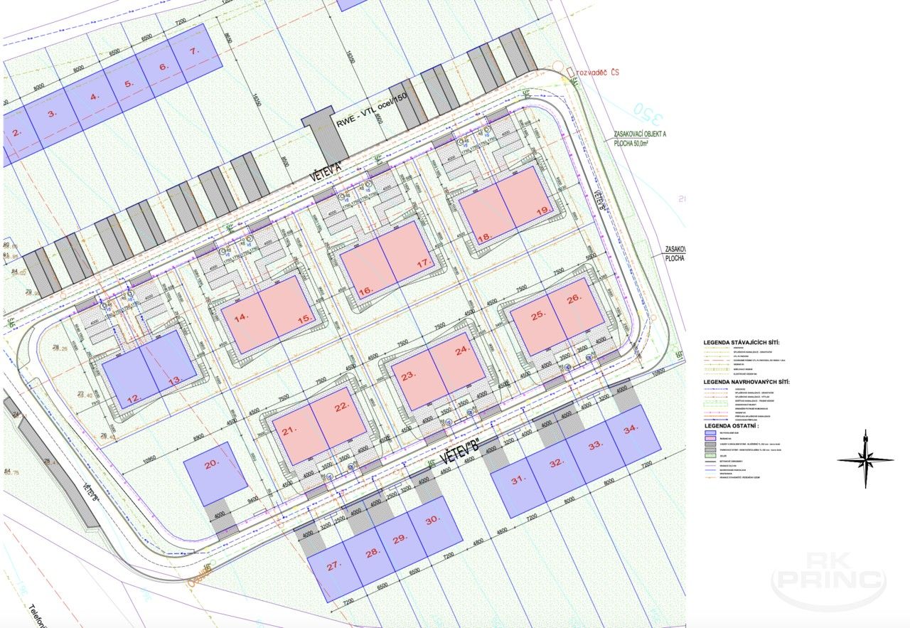 Pozemky pro bydlení, Luženská, Rakovník, 16 839 m²