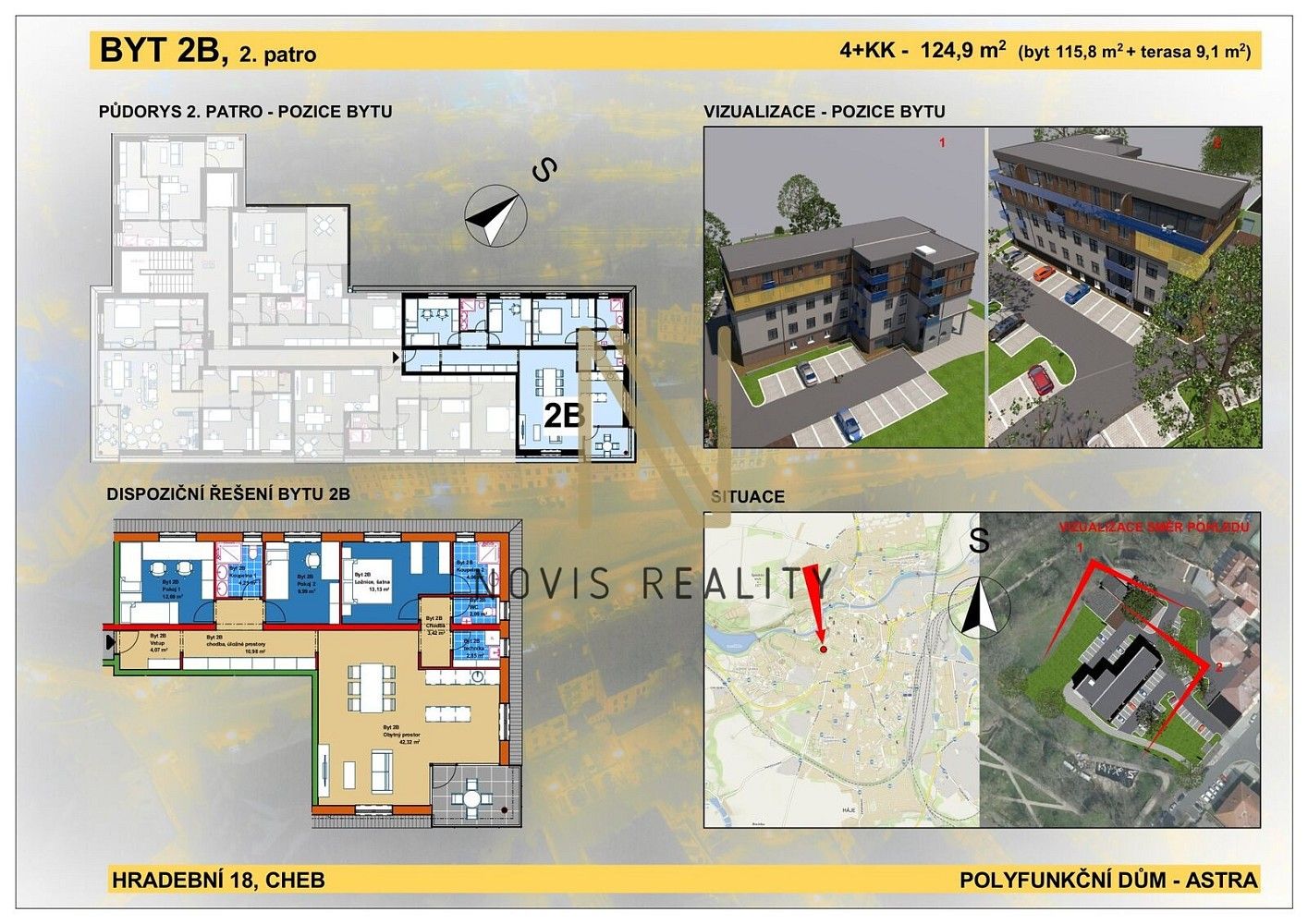 Byt 4+kk · 116 m² · Cheb, Karlovarský kraj - 4