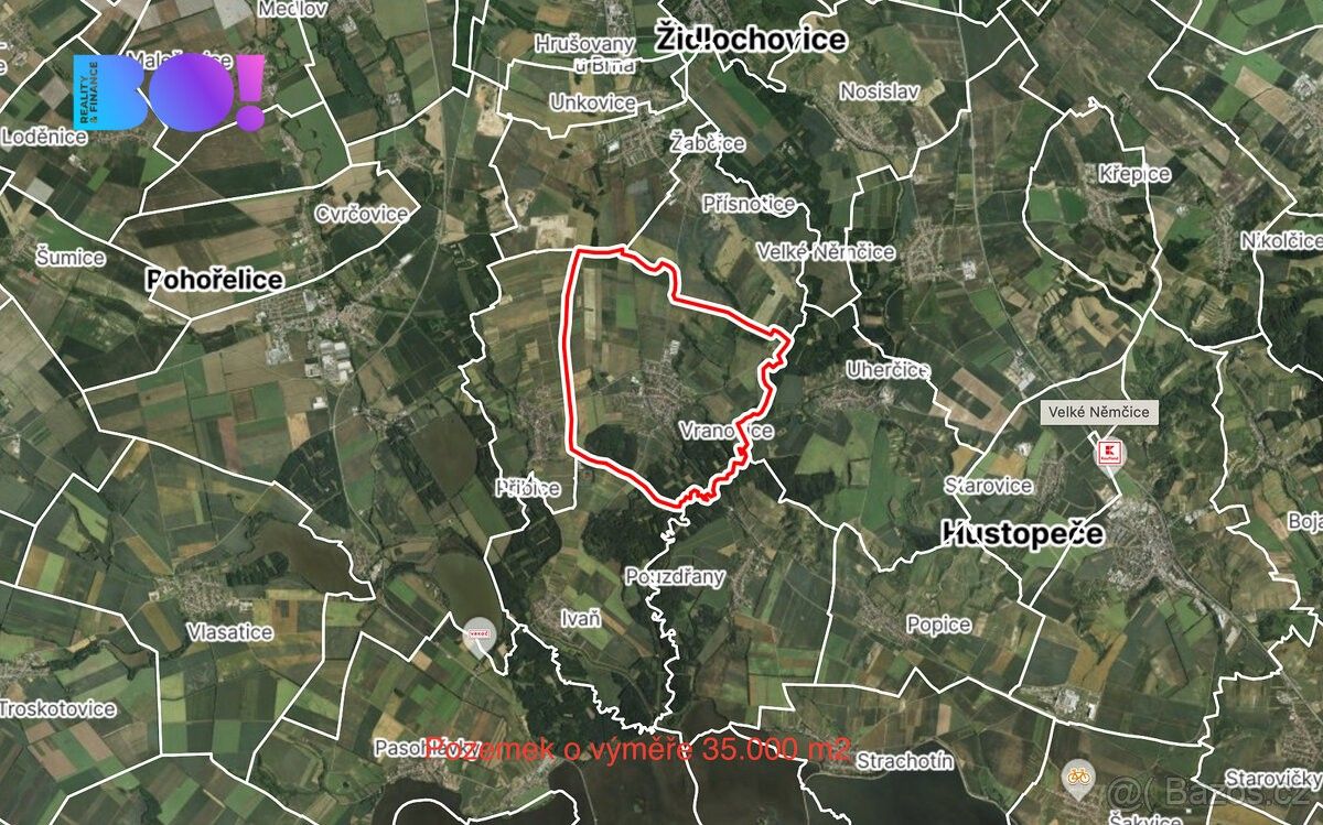 Pozemky pro bydlení, Vranovice, 691 25