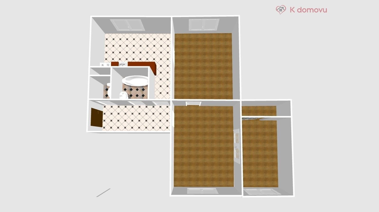 Byt 3+1 · 62 m² · Želatovská, Přerov - 3