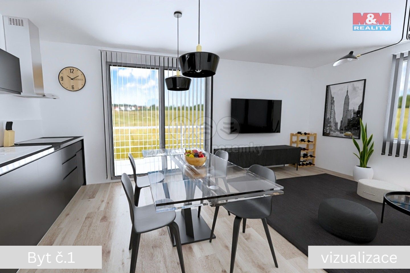 2+kk, Polní, Žleby, 63 m²