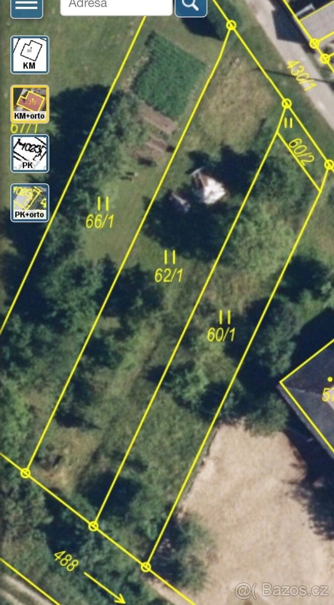 Pozemky pro bydlení, Uničov, 783 91