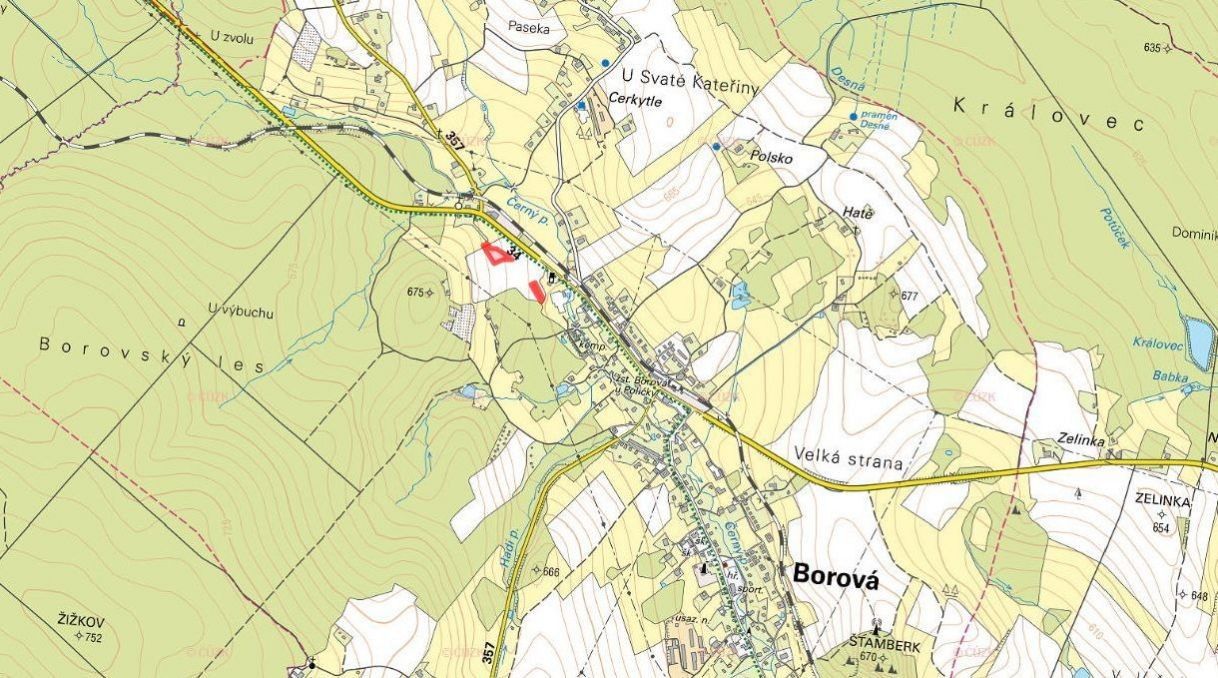 Komerční pozemek · Borová - 4